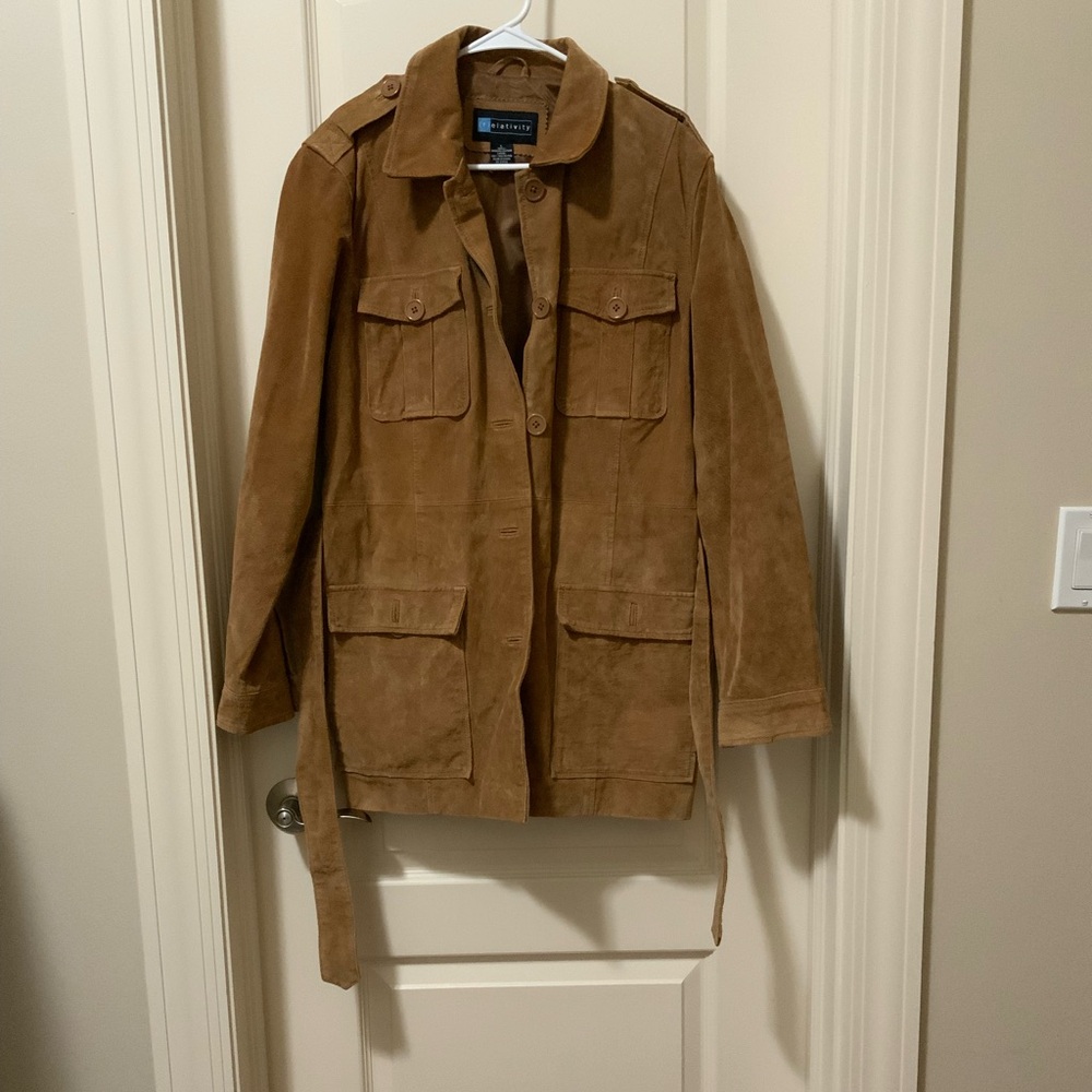 Relativity Tan Leather Jacket
